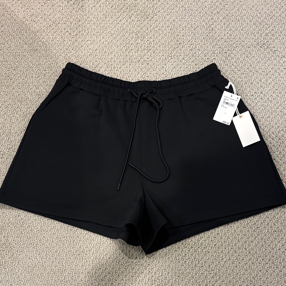 NEW Good American Womens Scuba Shorts Size 4 or XL